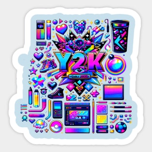 Y2K Design Sticker